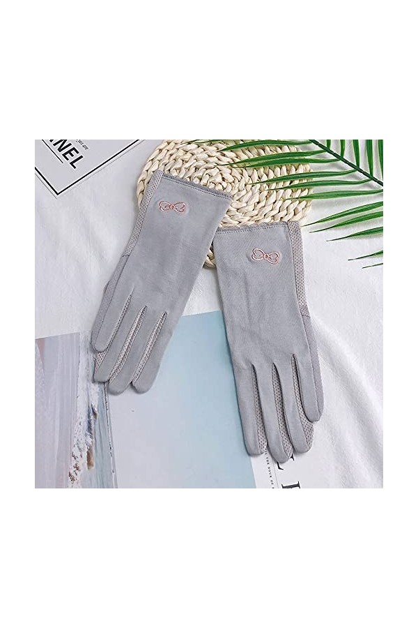Yoaodpei Cole Solaire Confortable Gants de la Mode Mode Mode Summer Light and Thin Ultraviolet Gant dextérieur Équitation et