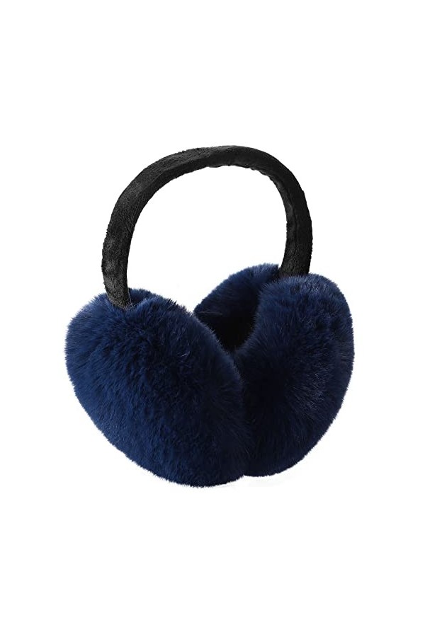 Simplicity Cache-oreilles en peluche pour homme et femme, Gris., taille unique