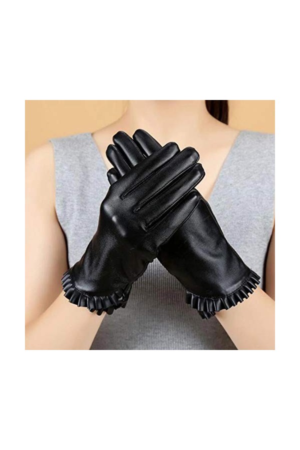 LUOXUEFEI Gants Hiver Femme Gants Longs Femmes Doigt Complet Gants Chauds Gants À Écran Tactile Mitaines