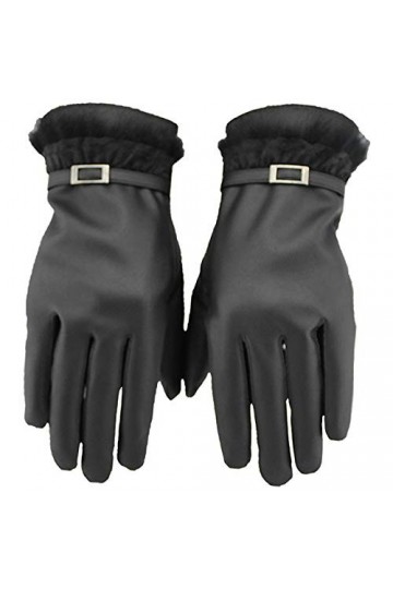 LUOXUEFEI Gants Gants Femme Doigt Complet Hiver Plus Mitaines Chaudes Gants Écran Tactile