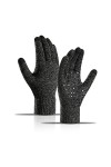 Gants Chauds Pour Femme Gants Chauds Pour LAutomne Et LHiver Gants Tricotés À Écran Tactile Épais Pour Le Cyclisme Gants Fr