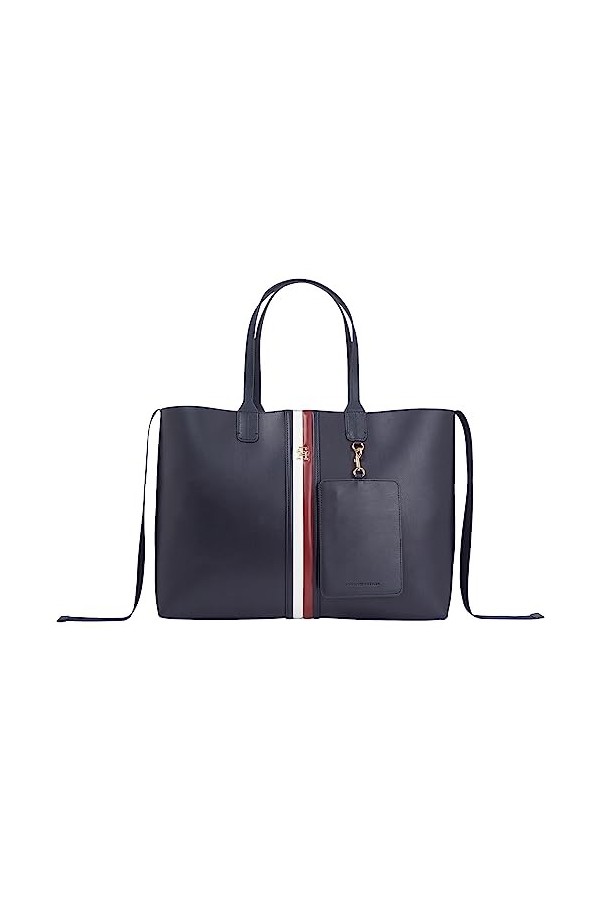 Tommy Tote Puffy, bleu, OS, Global Stripes, Taille unique, Décontracté