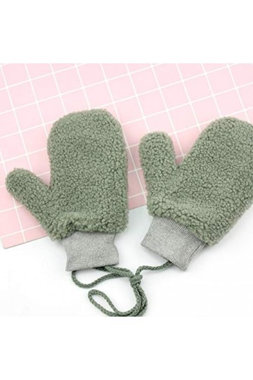 LUOXUEFEI Gants Femmes Plein Doigt Tricot Licou Mitaines sans Doigts Hiver Femme Plus Peluche Épais Gants Chauds