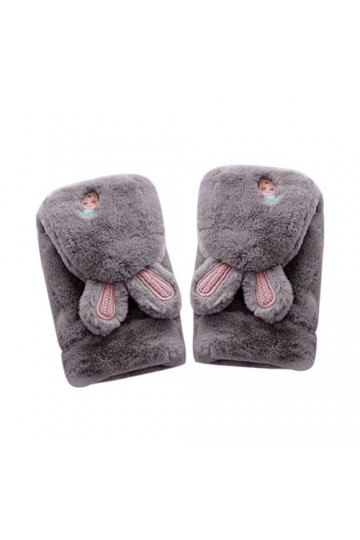 Asudaro Mitaines Dhiver Chaudes Convertibles, Gants De Lapin Carotte Mitaines En Lapin, Mitaines Convertibles En Lapin Dessi
