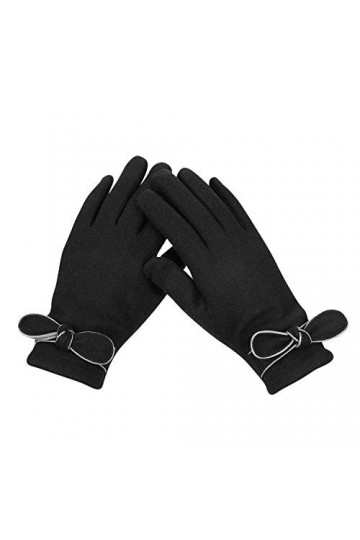Femmes Gants Hiver Chauds Gants Efficace Écran Tactile Gants en Cachemire Laine Thermique Doux Gloves Doublure Polaire Gant V
