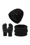 Gants dhiver chauds pour écran tactile - Avec polaire thermique - Super doux - Pour écran tactile - Gants dhiver chauds en 