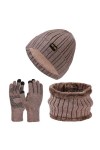 Gefomuofe Gants dhiver pour femme avec polaire thermique super doux pour écran tactile Gants chauds en peluche Gants dhiver