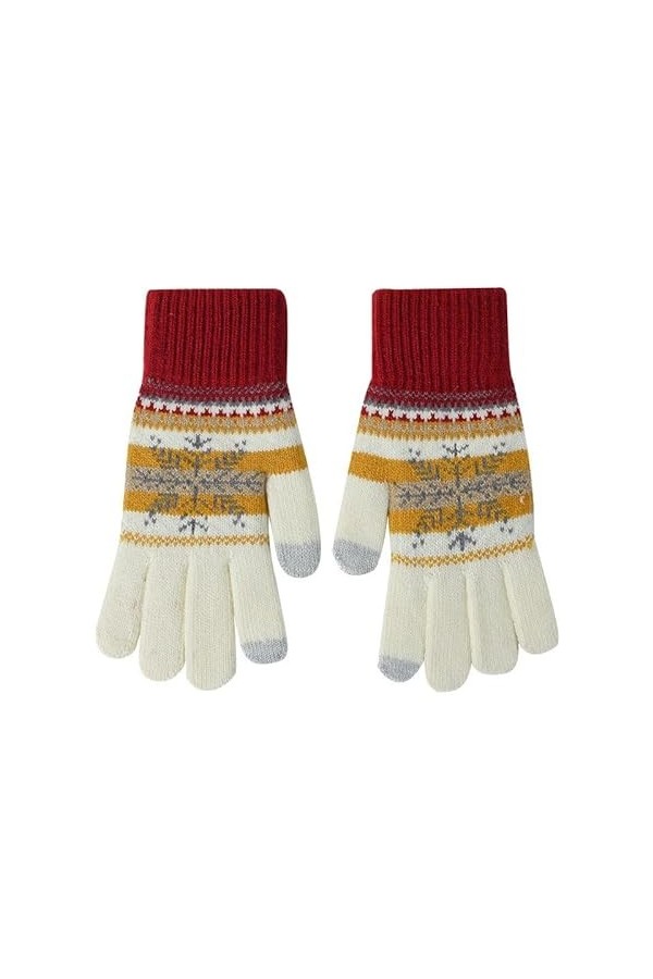 Gants dhiver chauds pour femme pour sports de plein air par temps froid