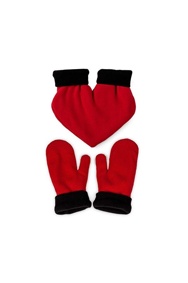 Froster Gants pour les Amoureux, Moufles Polaire, Gants dhiver Chaud pour Couple, Cadeau pour Saint Valentin, Cadeau de Noël