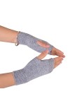 Novawo Gants en Mélange de Laine Chauds Mitaines Femme Gants Sans Doigts