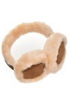 Cache-oreilles en véritable peau de mouton