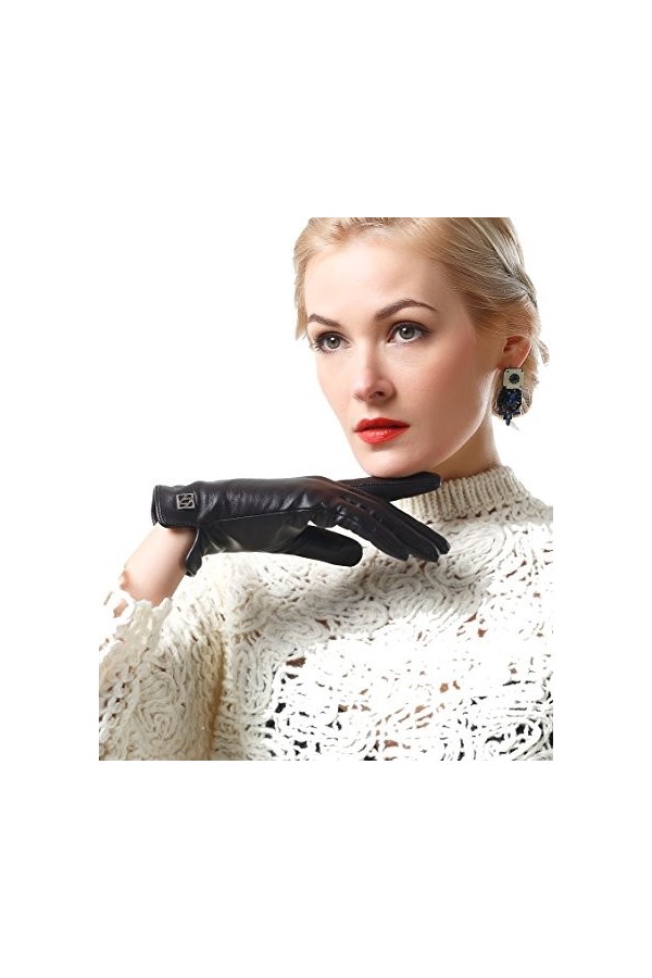 NappaNovum - Gant - Femme - Marron - Large