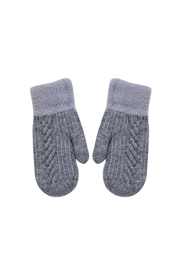 Gants blancs femmes mariage femmes hommes gants pour temps froid gants dhiver moufles épaisses mitaines thermiques chaudes c