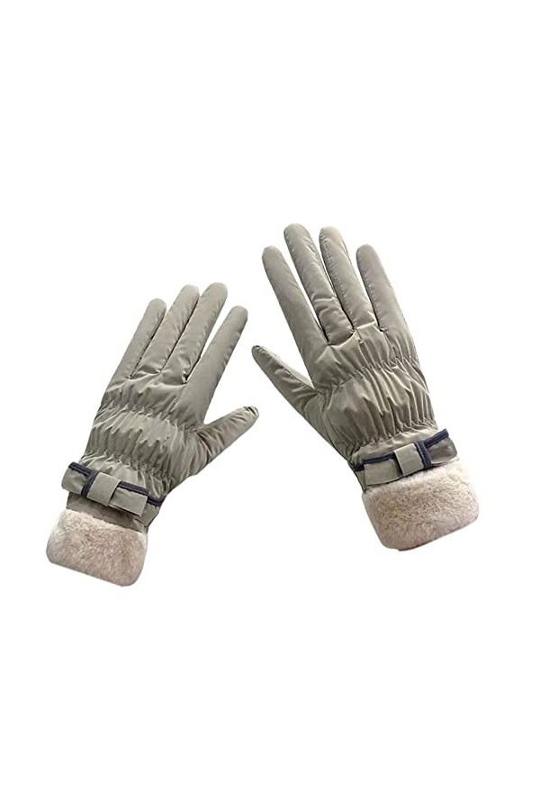 Fiauli 1 paire de moufles de conduite antidérapantes tendance coupe-vent écran tactile gants de cyclisme rose