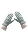 Fiauli 1 paire de moufles de conduite antidérapantes tendance coupe-vent écran tactile gants de cyclisme rose