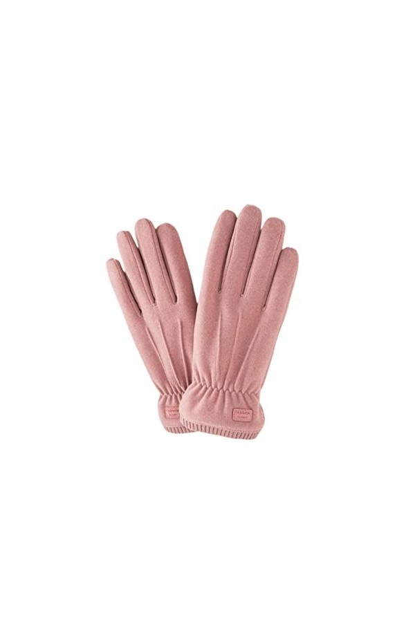 LIXIMMAZN Gants dhiver chauds et doux pour femmes et filles - Pour écran tactile - Pour la course à pied, le cyclisme - Rose