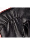 Moufles en cuir doublé imperméables en polaire pour femme - Gants dhiver chauds pour écran tactile - Moufles pour femme - Po