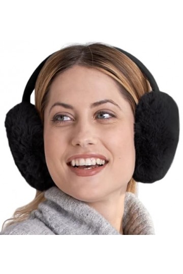 Cache-oreilles d’hiver pour femme en polaire tricoté doux et chaud, Taille unique