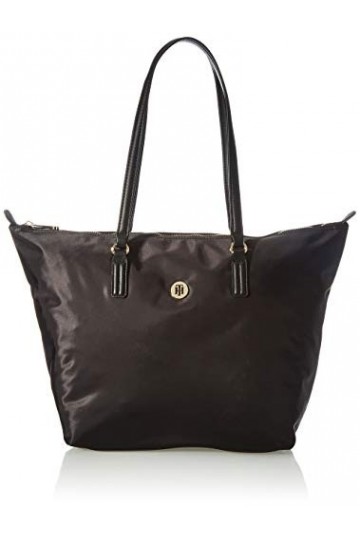 Tommy Hilfiger Poppy, Fourre-Tout Femme, Noir, Taille Unique