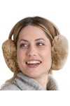 Cache-oreilles d’hiver pour femme en polaire tricoté doux et chaud, Taille unique