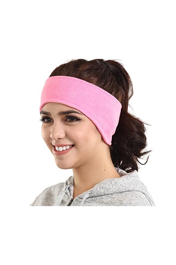 IGN1TE Bandeau cache-oreilles – Cache-oreilles en polaire dhiver pour homme et femme – Cache-oreilles chaud et confortable p