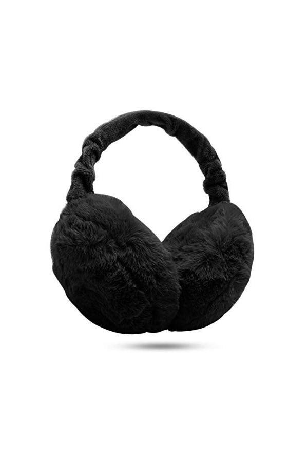 KQueenStar Direct Cache Oreilles Femme dhiver-Cache-Oreilles en Peluche,Cache Oreilles Pliables Cache Oreilles Chaud Ajustab