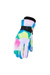 Gants dhiver chauds en peluche pour homme et femme - Gants chauds pour le ski et léquitation - Gants chauds pour femme - Mi