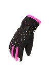 Gants pour femme - Coupe-vent et équitation - Velours chaud - Pour patinage et neige froide - Gants pour homme - Chaud, b, ta