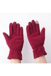 Nuoyazou Gants Chauds pour Femmes Winter Plus Velvet Mitten Gants Fins en Molleton dautomne et dhiver pour Femmes Gants dé