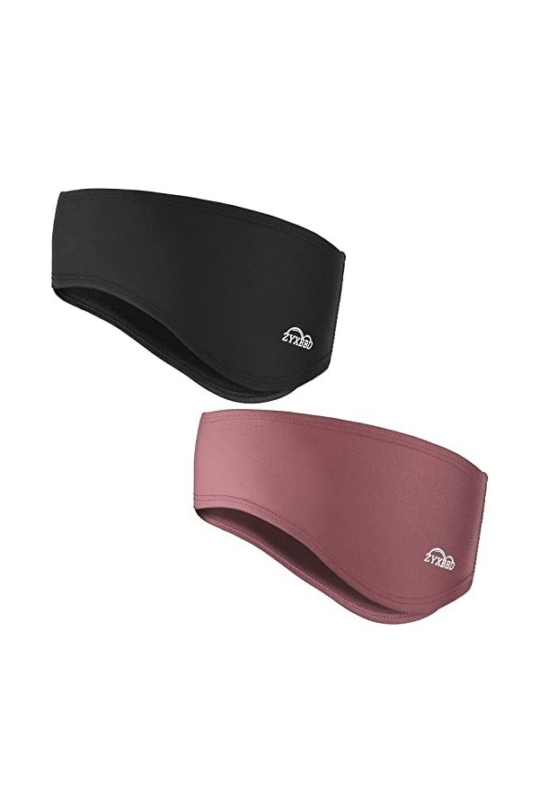 ZYXBBD Bandeau Cache Oreilles Femme - Cheveux de Sport Serre-tête pour Homme Printemps/Automne/Hiver en Toison Bandeau Coupe-