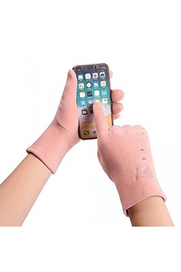 ALYHYB Gants Dhiver Pour Femmes Gant Décran Tactile Chaud Pour Femmes Mitaines De Cyclisme Coupe-vent Doux Et Doux Pour La 