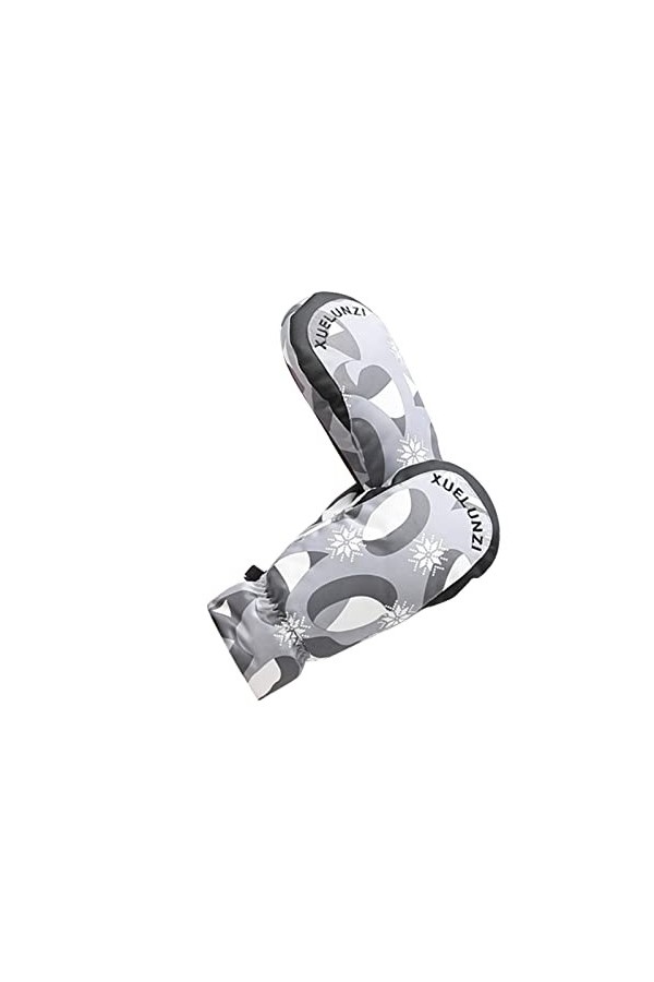 Gants dhiver chauds et imperméables pour femme avec poche gris, taille unique 