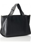 Tommy Hilfiger Sac Bandoulière Femme Tommy Life Tote Moyen Modèle, Noir Black , Taille Unique
