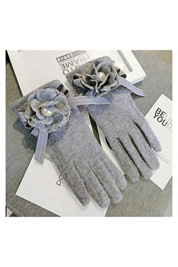 JBIVWW Gants dhiver Femmes Mode Femmes Gants Doigt écran Tactile moufles élégant Gants de Bonbons Color : Grey, Gloves Size