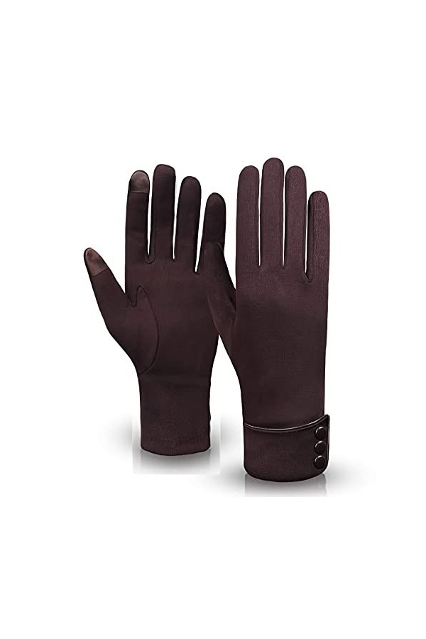 YJLGMM Nouveaux Gants dhiver à la Mode Écran Tactile chaleureuse Équipement Coupe-Vent Peluche Interne Peluche Toucher Captu