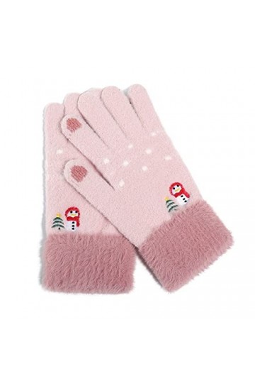 Gants DHiver Gants À Écran Tactile De Dessin Animé Pour Femmes Automne Et Hiver Épaissis Gants De Sport De Plein Air Chauds 