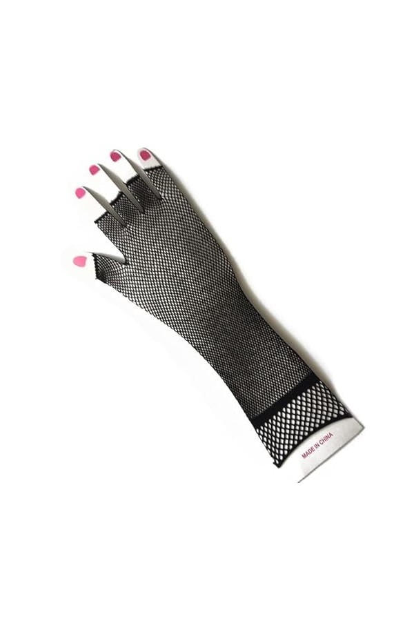 Aolity Gants dhiver 1 Paires Femmes Longs Dentelle Gants Sexy résille Maille Mitaines Gant Dame mitaine Robe Accessoires