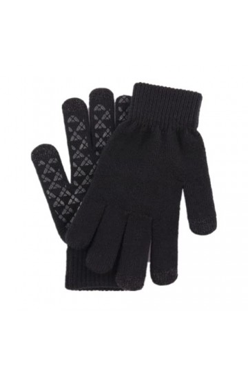 Gants Pour Femmes Gants Tricotés Chauds Pour Hommes En Velours Épaissi Antidérapant Hiver Gants À Écran Tactile En Plein Air 