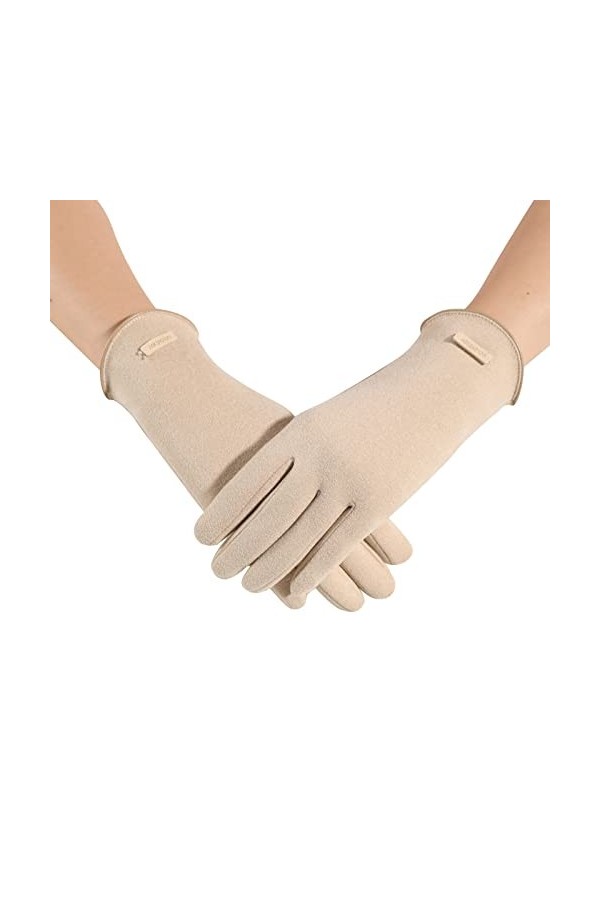 Moufles respirantes pour femmes pour le sport Automne et hiver rétention de chaleur femmes écran de contraste de couleur amér