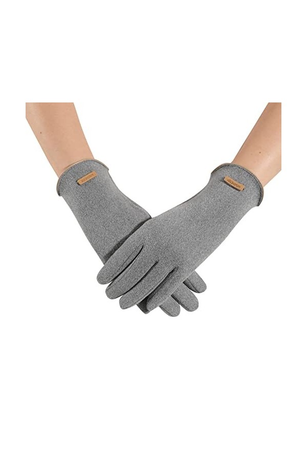 Moufles respirantes pour femmes pour le sport Automne et hiver rétention de chaleur femmes écran de contraste de couleur amér