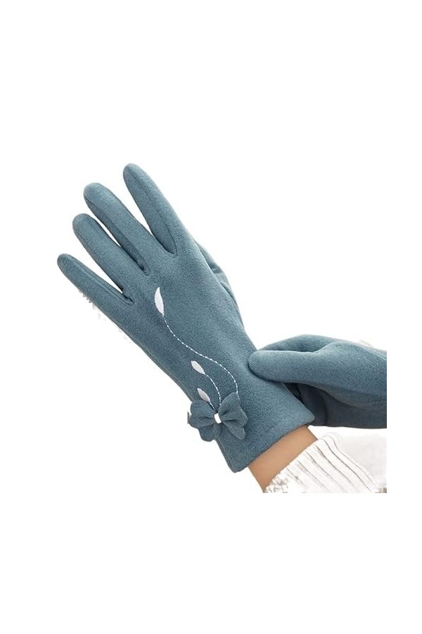 QLSWZC Gants Hiver Femme Chaud Gants Chauds dhiver for Femmes, écran Tactile épaissi, élèves déquitation Coupe-Vent Color 