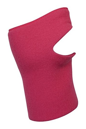 Octave® Mitaines unisexes courtes pour garder vos mains au chaud et les doigts libres, rose, L