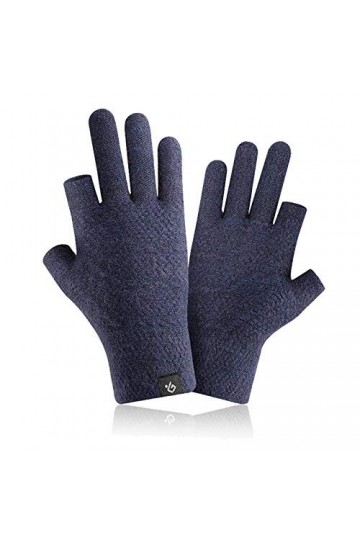 FUFU Moufles Isolation Thermique Gants De Mitaines en Daim des Mitaines dhiver Color : Blue 