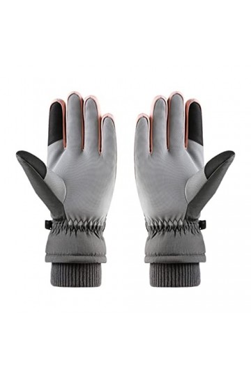 Gants dhiver chauds pour écran tactile, 1 paire de gants dhiver pour écran tactile, coupe-vent, chauds, extra épais, imperm