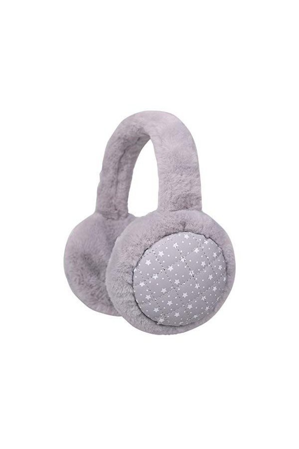 Zeltauto Cache-oreilles unisexe pliable pour lhiver Gris Taille : M 