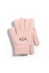 Gants Femme Gants DÉcran Tactile Tricotés DAutomne Et DHiver Épaissis Gants Sans Doigts Pour Femmes Froids Et Chauds Roses