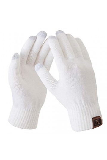 Bequemer Laden Femmes Hiver Chaud Gants À Écran Tactile Étiré Cachemire Magique Gants En Tricot Polaire Stretch Tricot Épais 