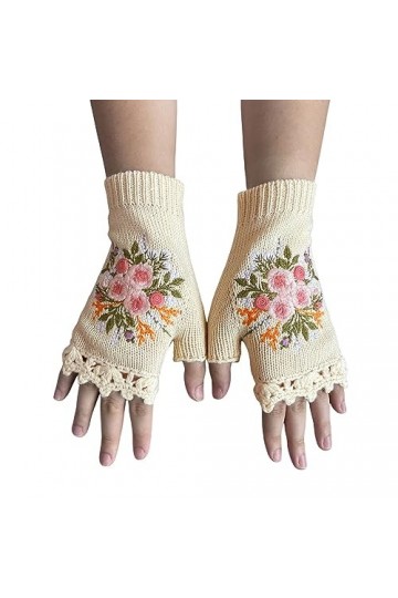 Allbestop Gants Chauds Mitaines Scratch De Protection,Gants Femme Noir Gants Noir Deguisement Mitaines Moufles Femme Gants De