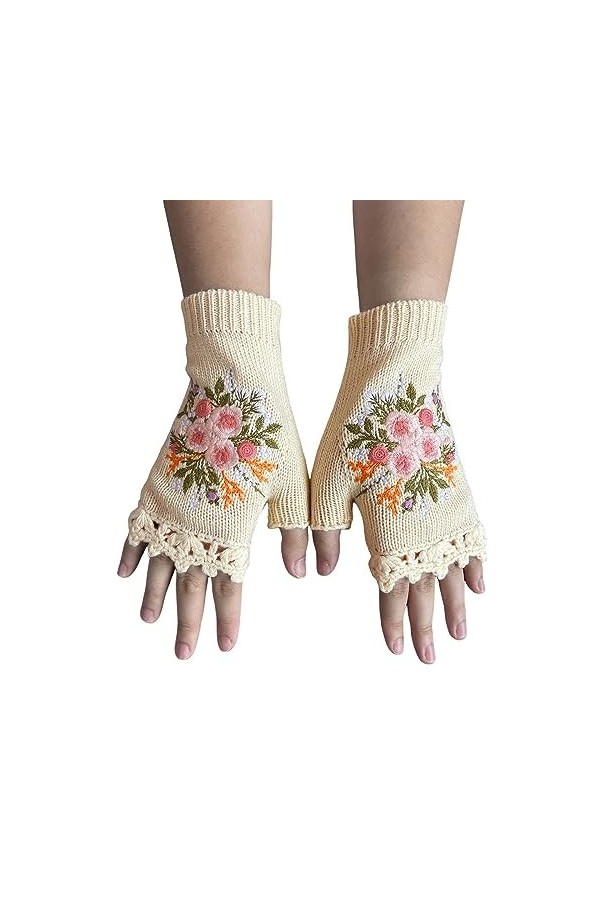 Allbestop Gants Chauds Mitaines Scratch De Protection,Gants Femme Noir Gants Noir Deguisement Mitaines Moufles Femme Gants De