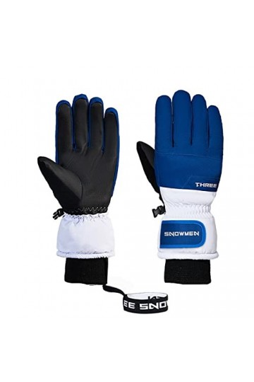 Gants dhiver doublés en polaire Gants tactiles Gants chauds en peluche pour écran tactile Gants avec doublure Gants moufles 